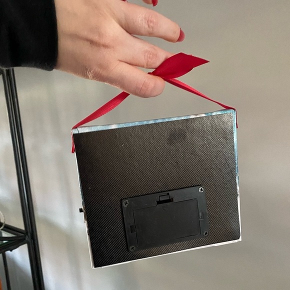 Blue Truck Christmas Tree Snow Winter Timer Light Hanging Wall Decor Gift - Picture 2 of 2